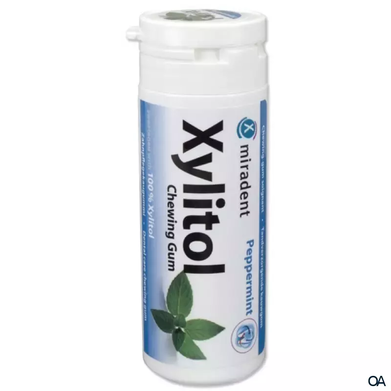 miradent Xylitol Chewing Gum Pfefferminze