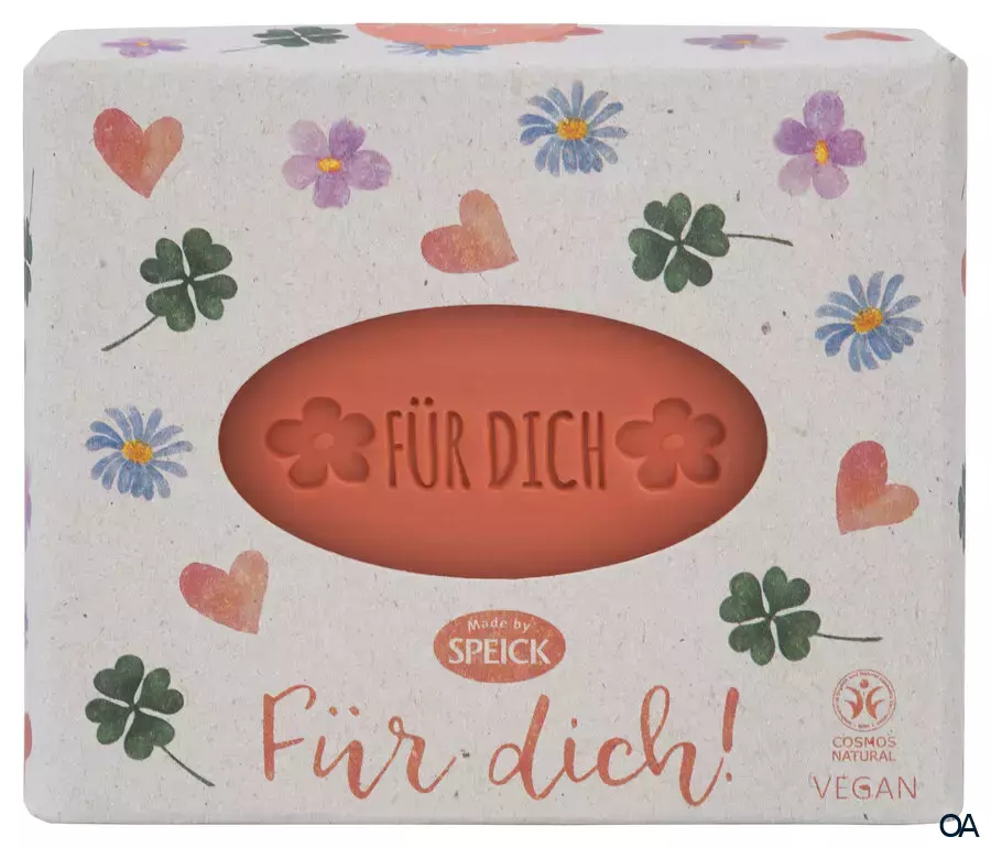 Made by Speick Geschenkseife "Für dich!", Pflanzenölseife Blutorange