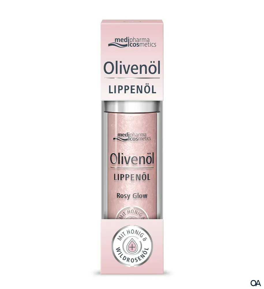 medipharma cosmetics Olivenöl Lippenöl Rosy Glow