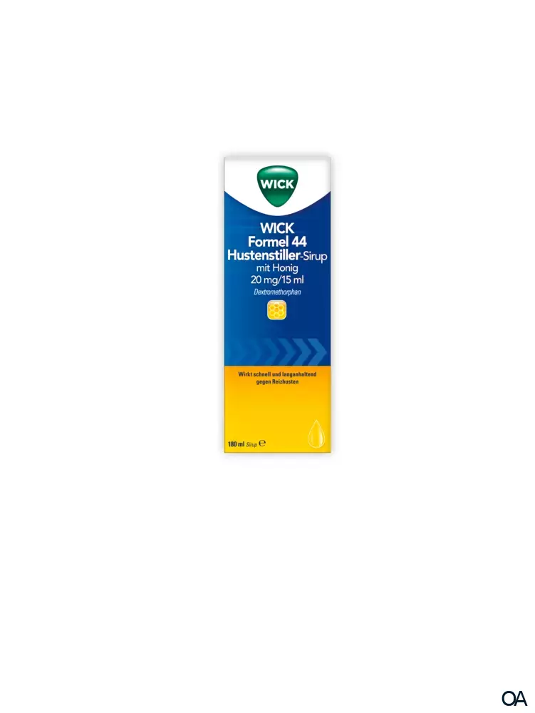 WICK Formel 44 Hustenstiller-Sirup mit Honig