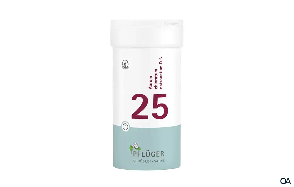 BIOCHEMIE PFLÜGER® Nr. 25 Aurum chloratum natronatum D6 Tabletten