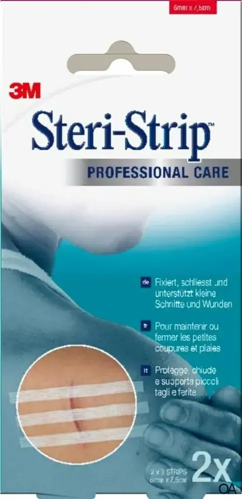 3M™ Steri-Strip™ Wundverschlussstreifen, 1541NP-2, 6 x 75 mm