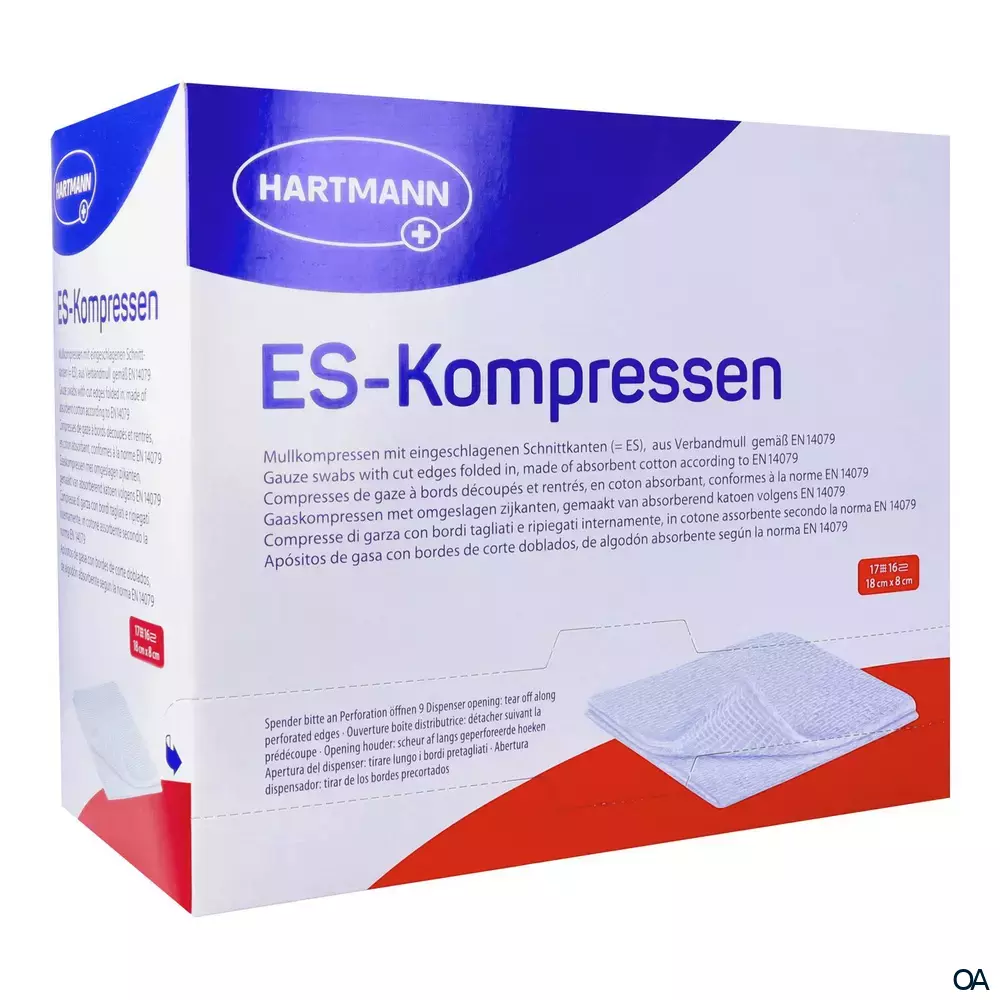 ES-Kompressen 16fach, steril, 18 x 8 cm, 10 x 10 Stück