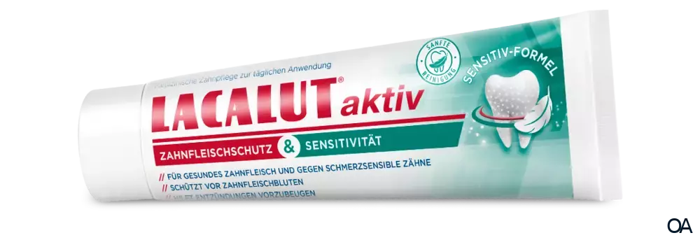 LACALUT® aktiv Zahnfleisch­schutz & Sensitivität Zahncreme