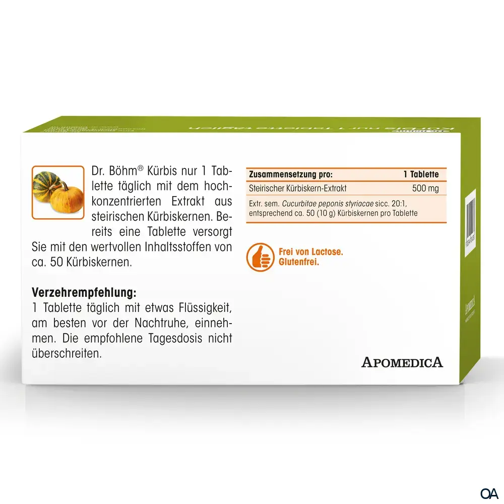 Dr. Böhm® Kürbis nur 1 x täglich