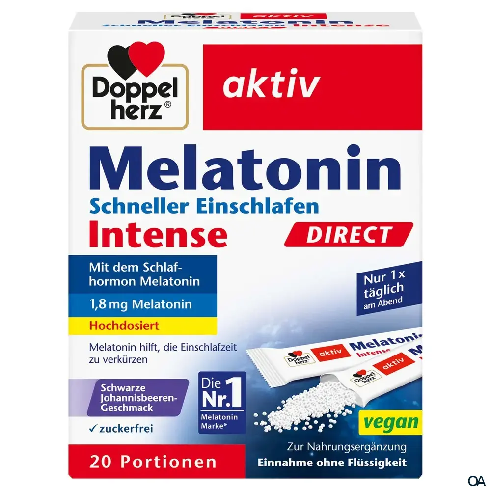 Doppelherz aktiv Melatonin Intense DIRECT Sticks