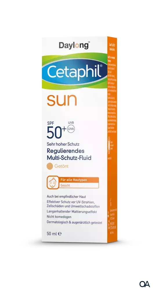 Cetaphil® Sun Daylong™ Regulierendes Multi-Schutz-Fluid Gesicht getönt SPF 50+