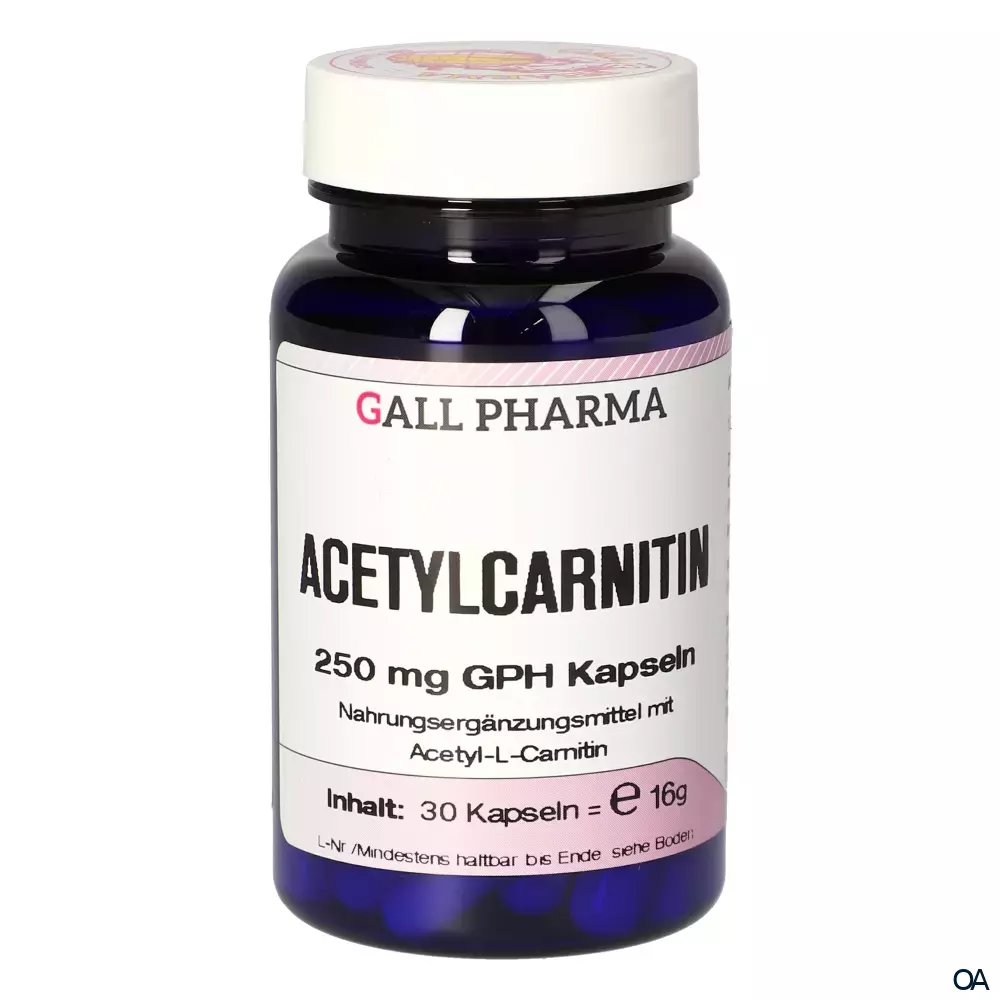 Gall Pharma Acetylcarnitin 250 mg Kapseln