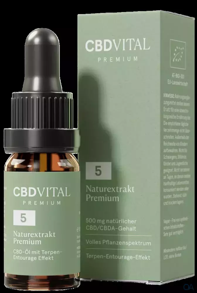 CBD VITAL Naturextrakt Premium Öl 5%