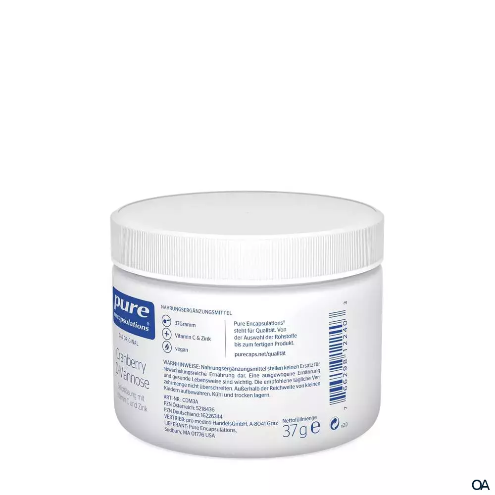 pure encapsulations® Cranberry D-Mannose