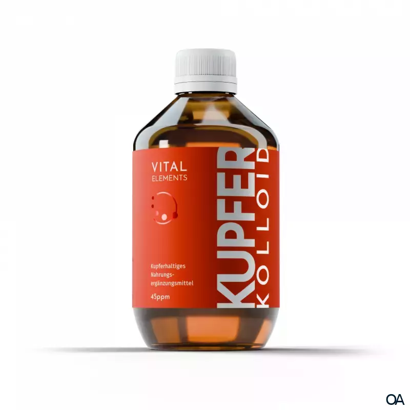 Vital Elements Kupferkolloid 45 ppm Lösung