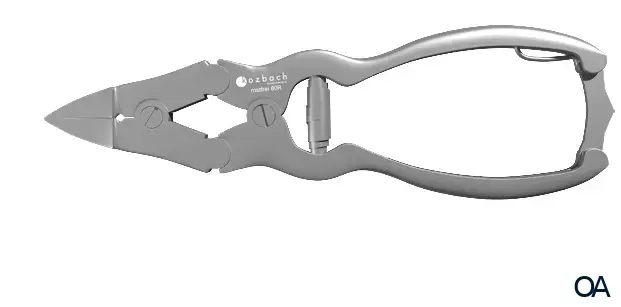 Kozbach Pharma 80R Doppelgelenkzange konkave Schneide, rostfrei, 16 cm