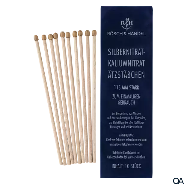 Silbernitrat-Kaliumnitrat Ätzstäbchen 50% starr