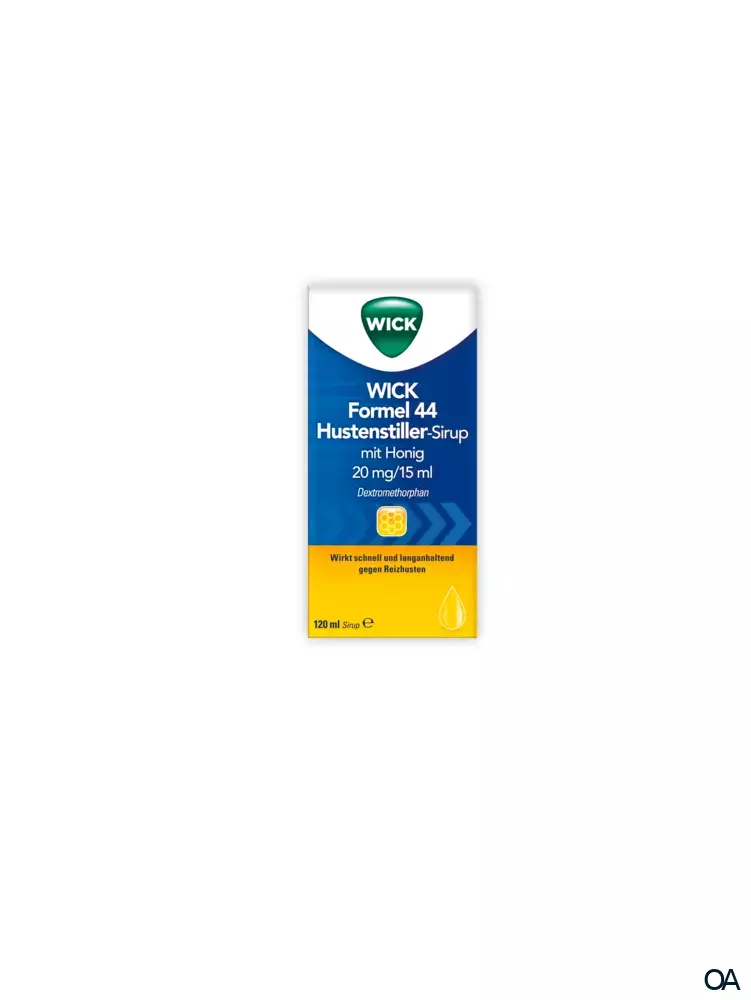 WICK Formel 44 Hustenstiller-Sirup mit Honig