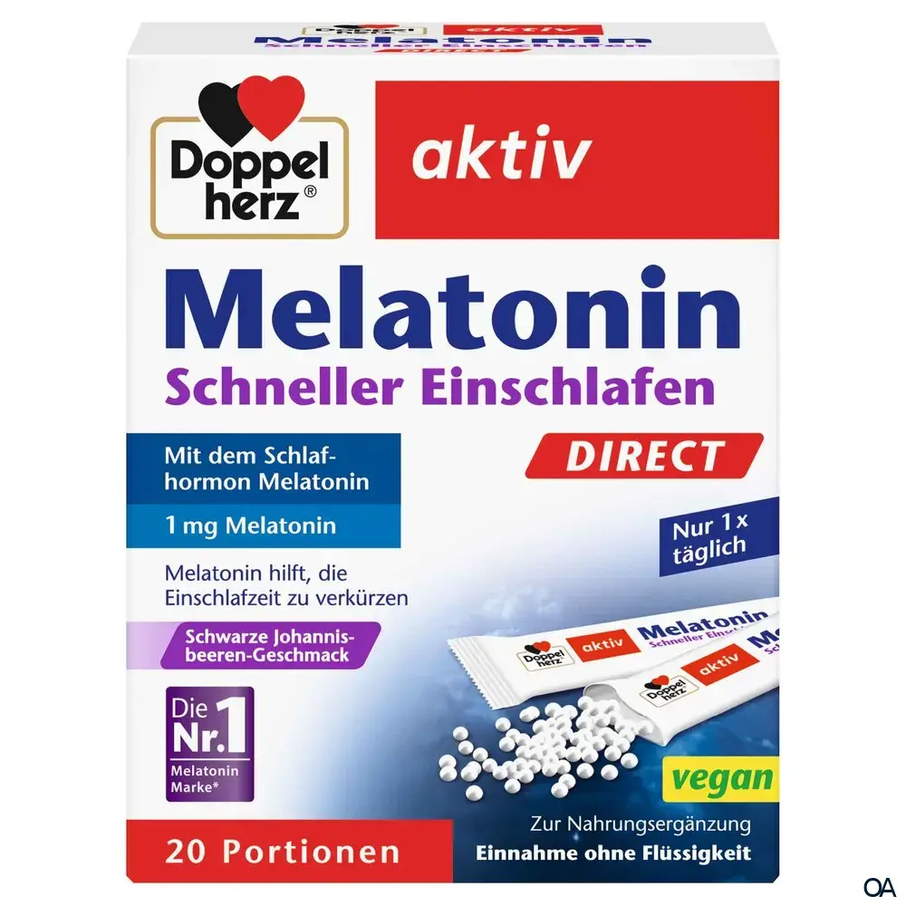Doppelherz aktiv Melatonin Intense DIRECT Sticks