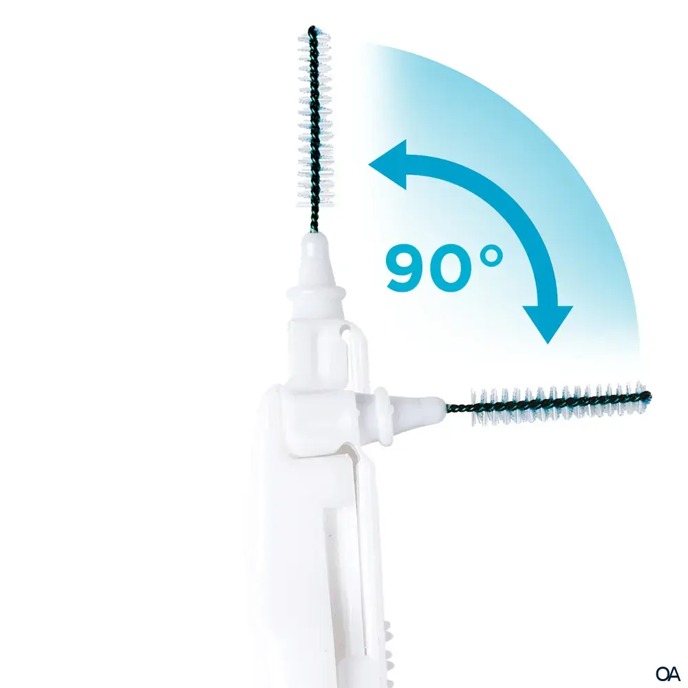 GUM® BI-DIRECTION Interdentalbürsten Kerze - ISO 2 - Ø 0,9 mm - Hellblau
