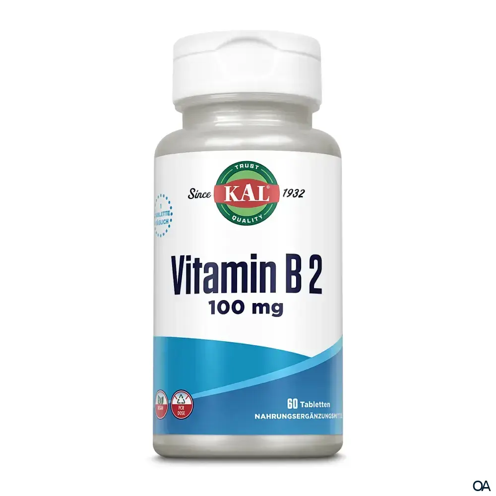 KAL Vitamin B2 100 mg Tabletten
