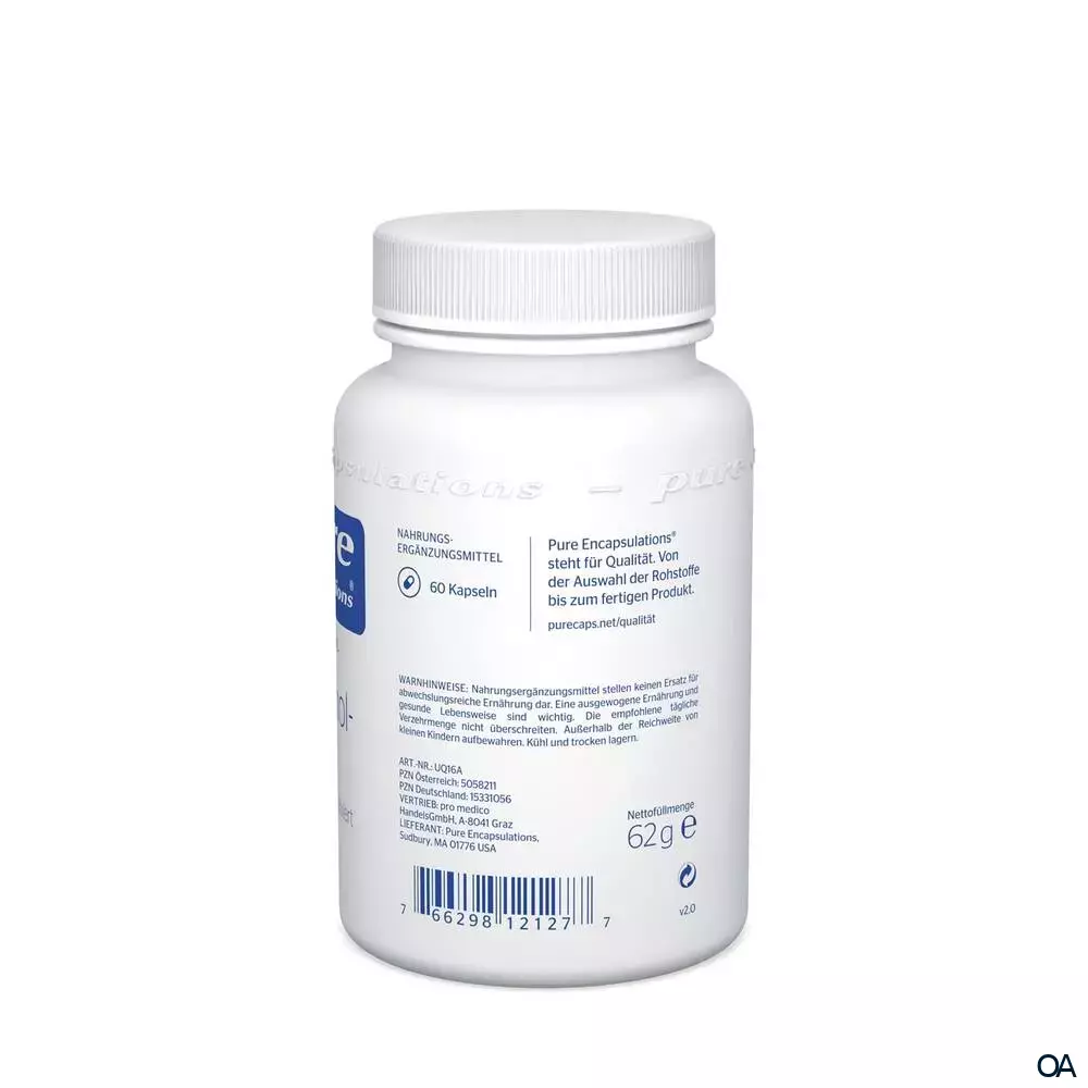 pure encapsulations® Ubiquinol-QH 100 mg