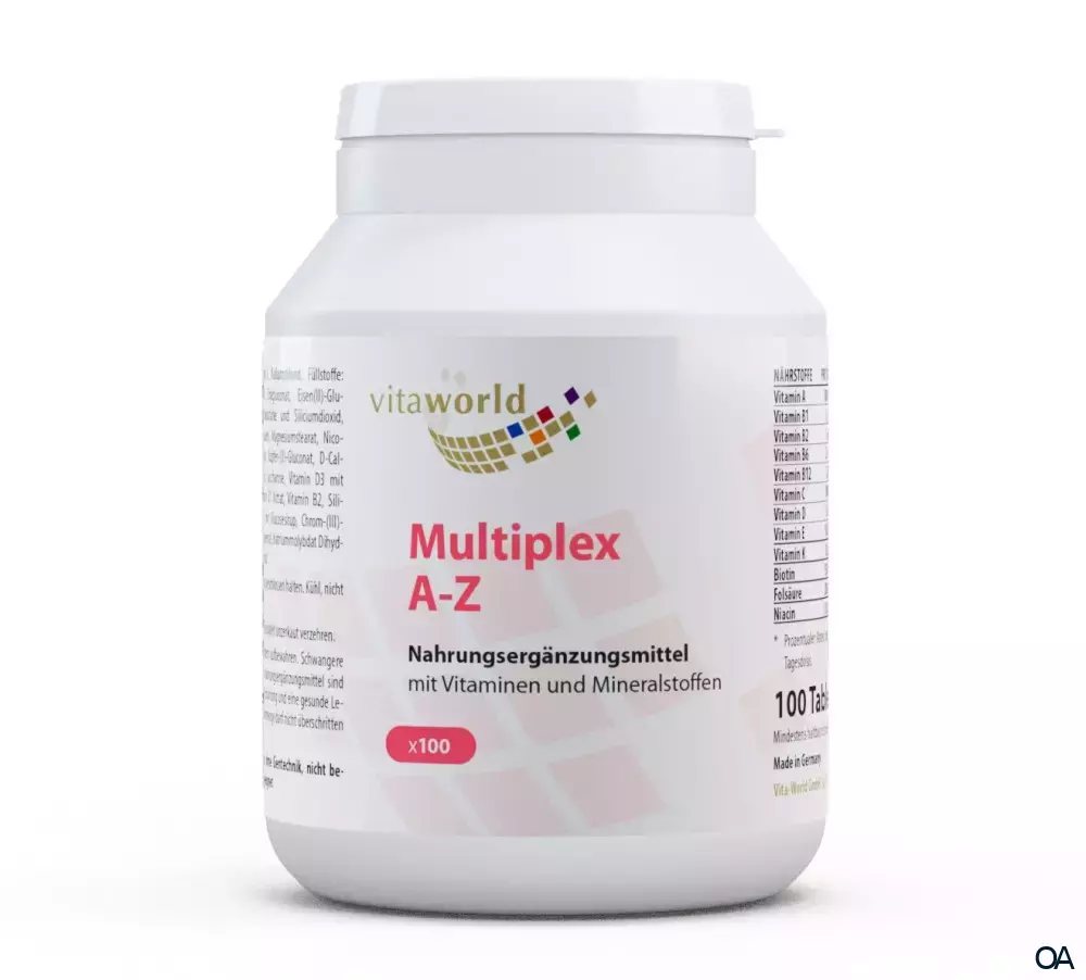 Vitaworld Multiplex Multivitamin A-Z Tabletten