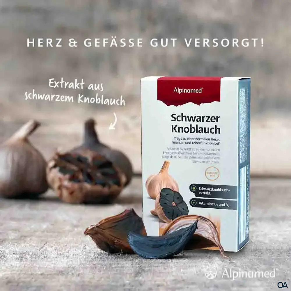 Alpinamed® Schwarzer Knoblauch vegan Kapseln