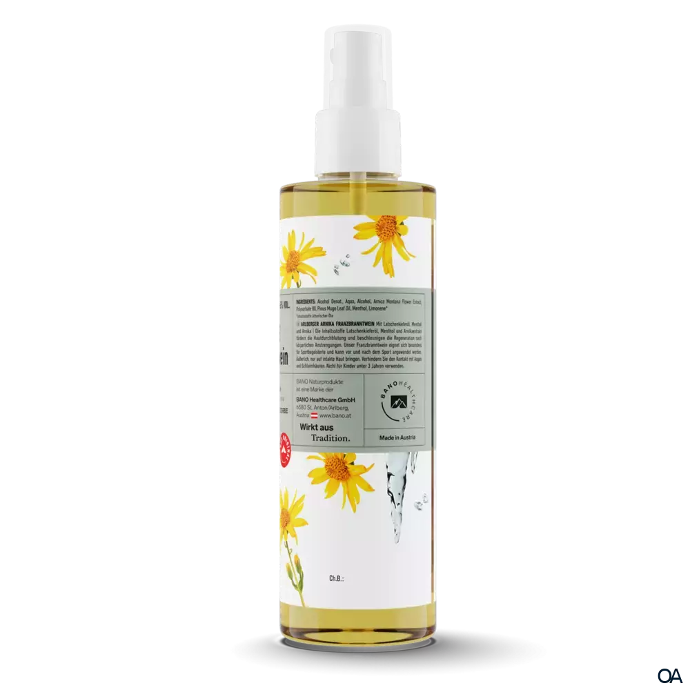 BANO Arlberger Arnika Franzbranntwein Spray