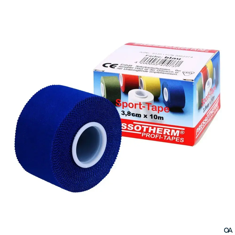 Pressotherm® Sport-Tape 3,8 cm x 10 m - Blau