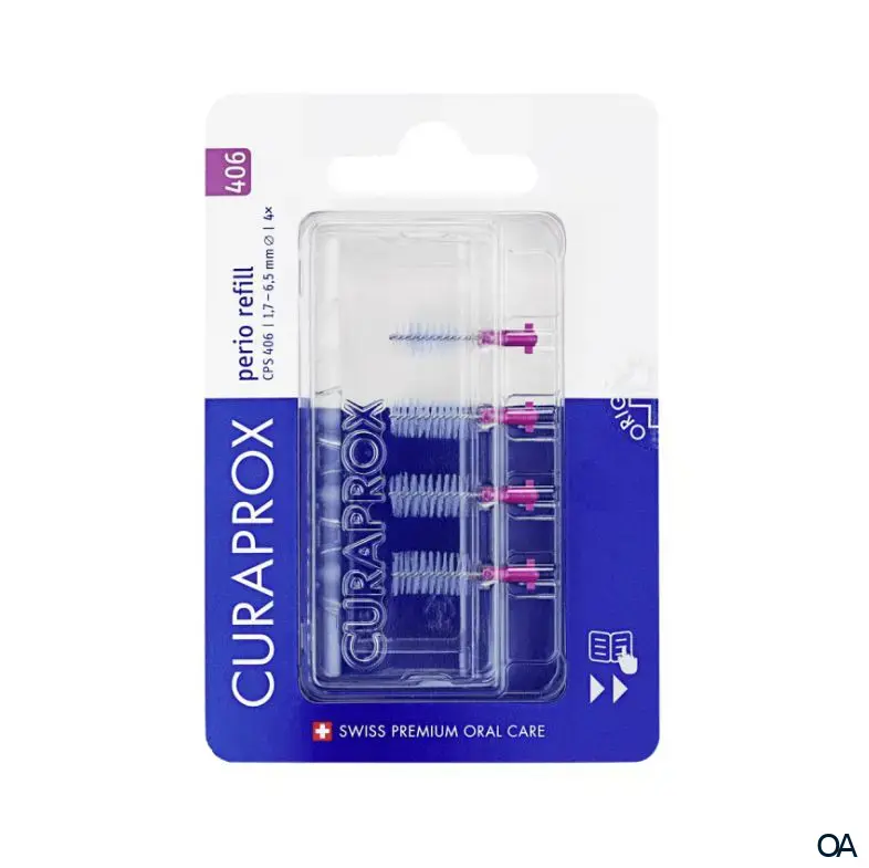 Curaprox Interdentalbürsten CPS 406 Perio Refill - fuchsia