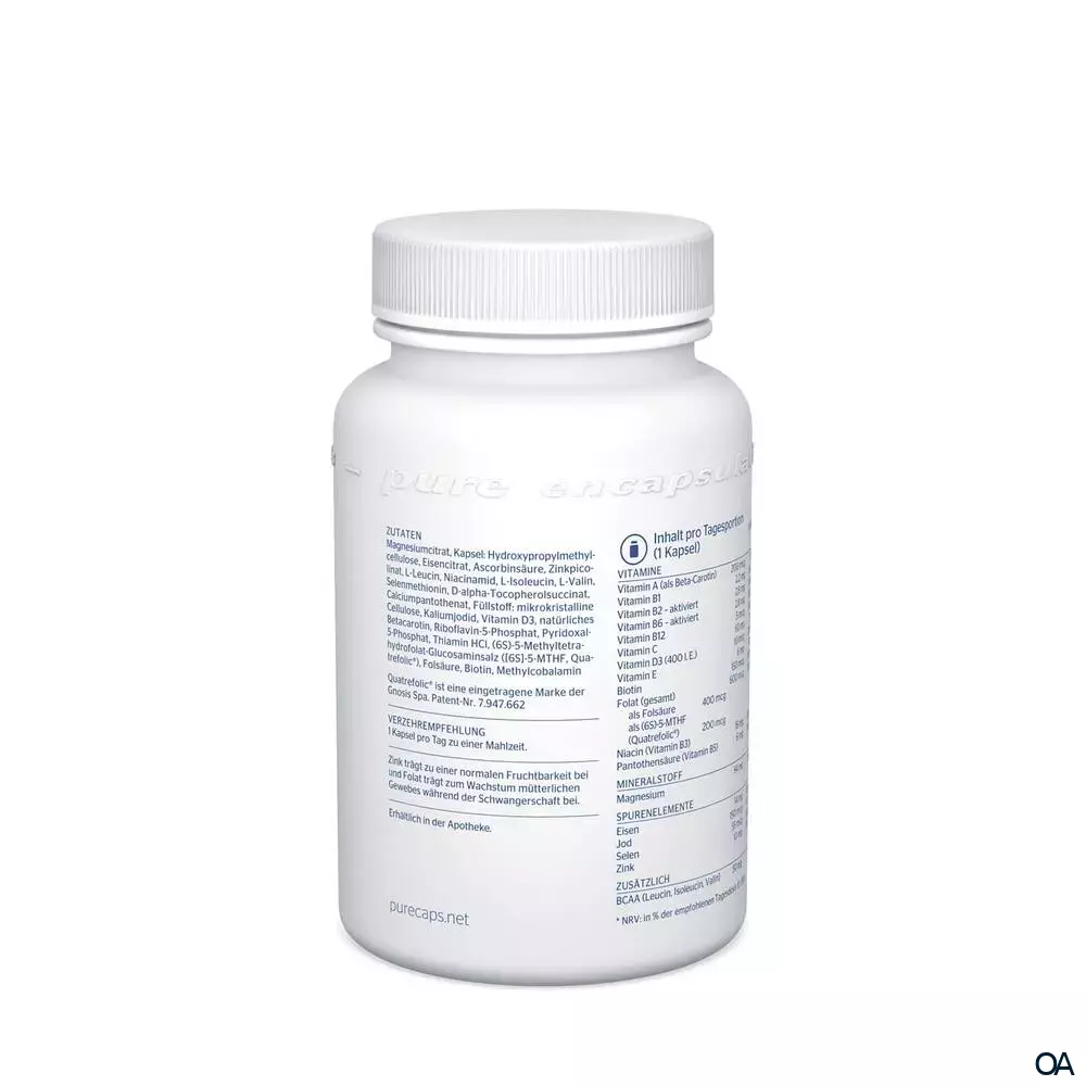 pure encapsulations® Schwangerschafts- Formel