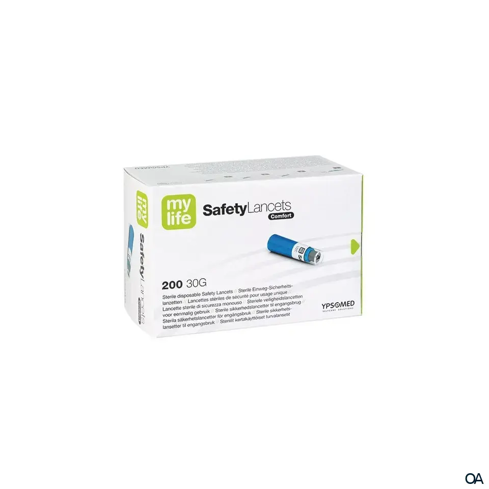 mylife SafetyLancets Comfort 30G 1,2 mm Sicherheitslanzetten, steril