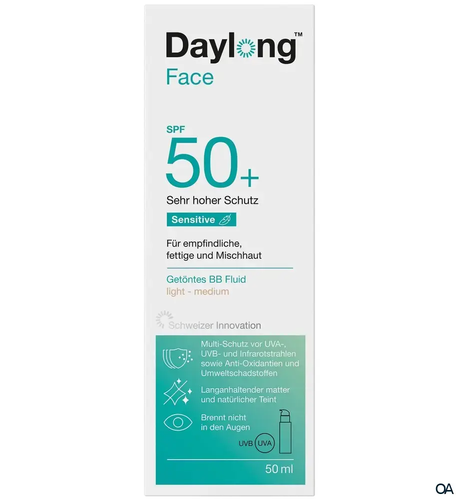 Daylong™ Sensitive Face getöntes BB Fluid SPF 50+