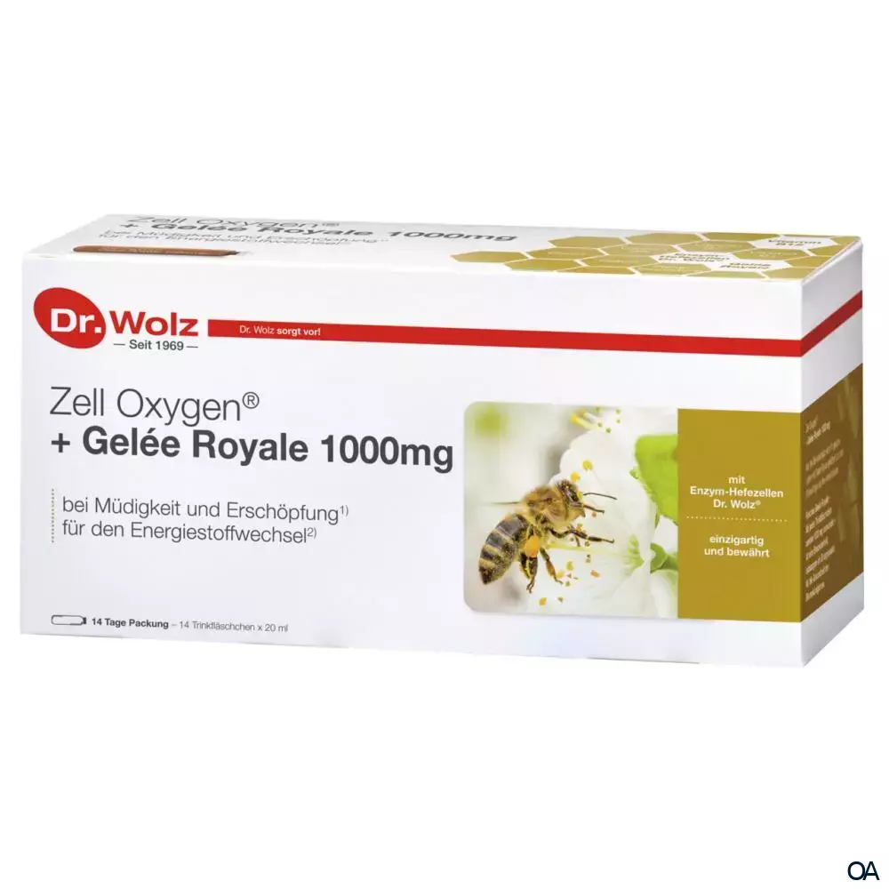Dr. Wolz Zell Oxygen + Gelée Royale 1000 mg Ampullen