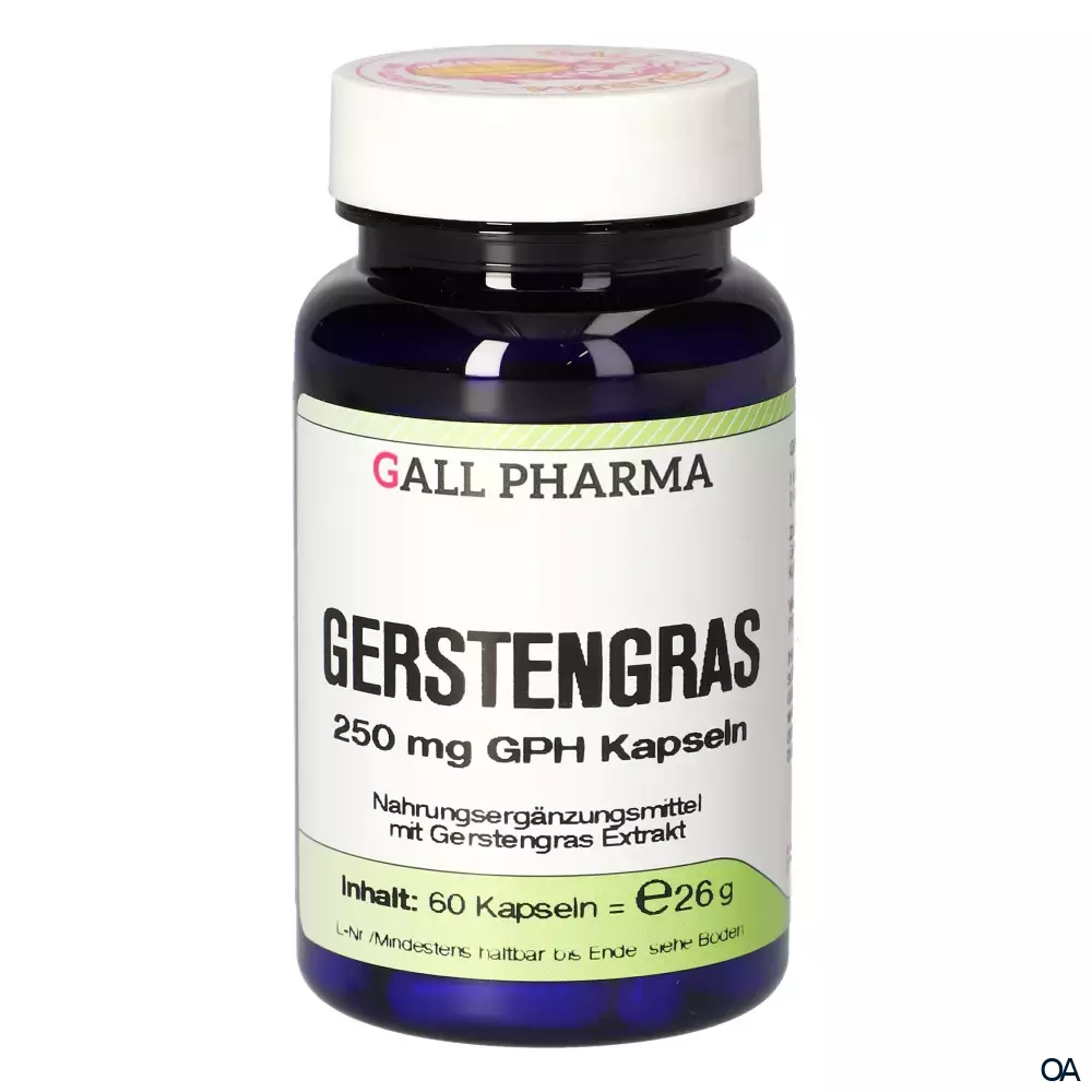 Gall Pharma Gerstengras 250 mg Kapseln