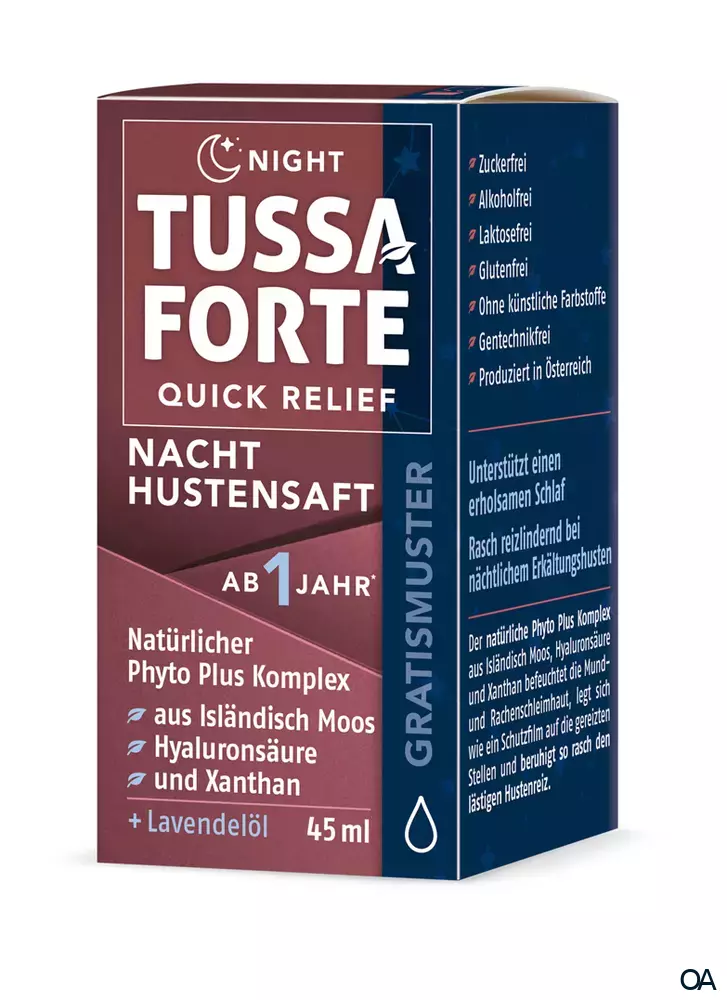 Tussaforte Quick Relief Night Hustensaft