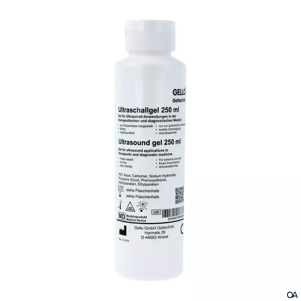 Gello® Ultraschallgel  Gello® Ultraschallgel