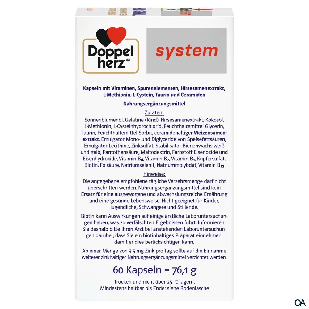 Doppelherz system HAIR ESSENTIAL¹ Kapseln