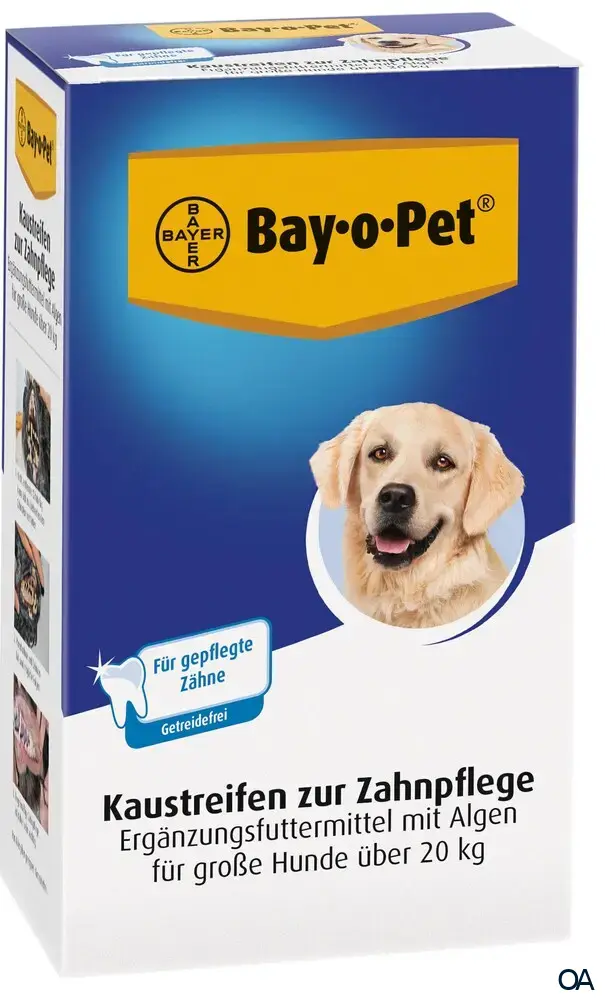 Bay-o-Pet® Zahnpflege Kaustreifen mit Algen für große Hunde über 20 kg