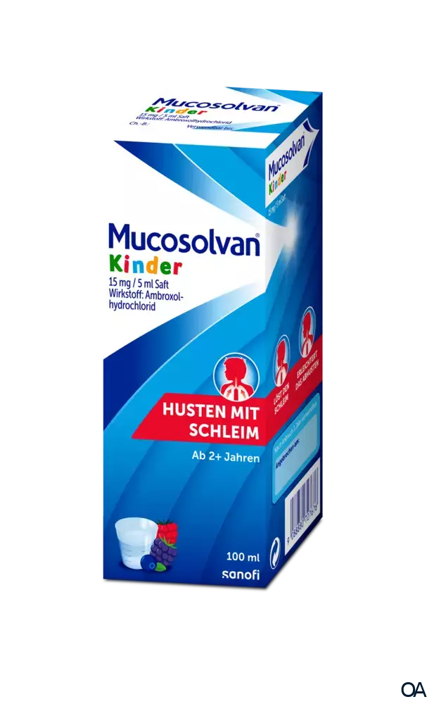 Mucosolvan® Kinder 15 mg / 5 ml Saft
