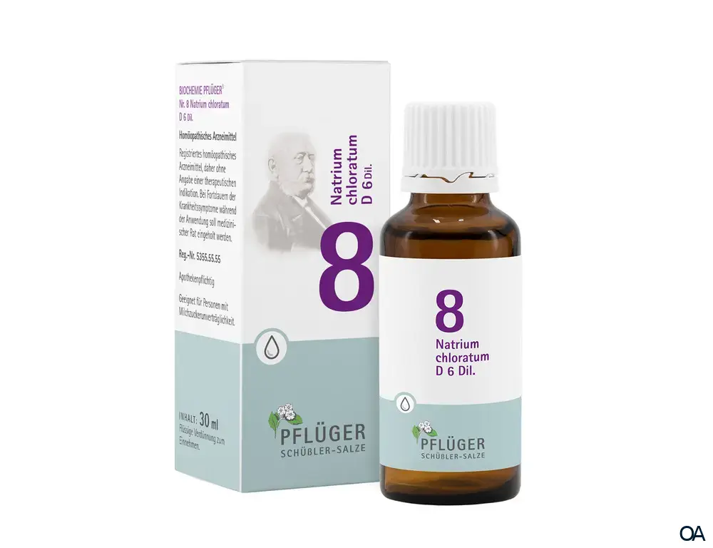 BIOCHEMIE PFLÜGER® Nr. 8 Natrium chloratum D 6 Dil. Tropfen