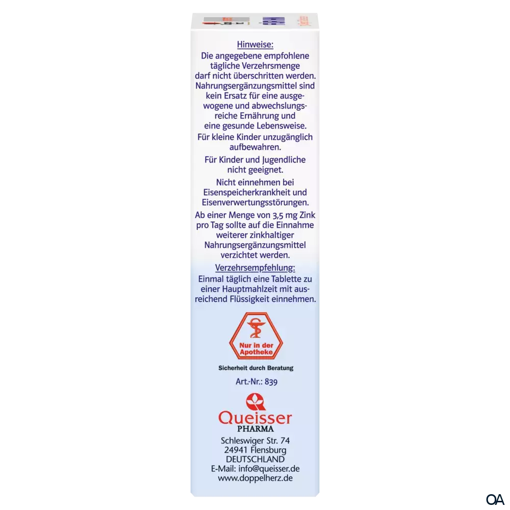 Doppelherz system Für Ihn Depot-Tabletten