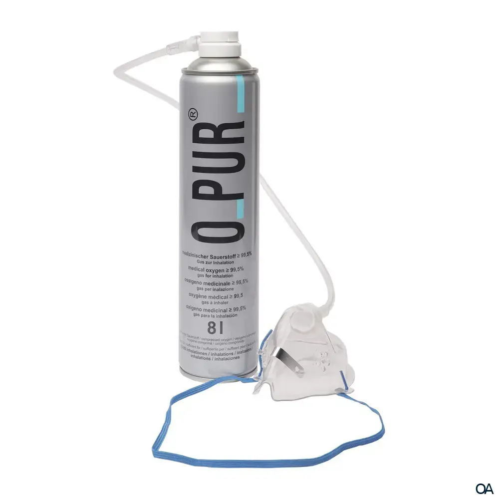 O PUR® Sauerstoff Dose mit Maske