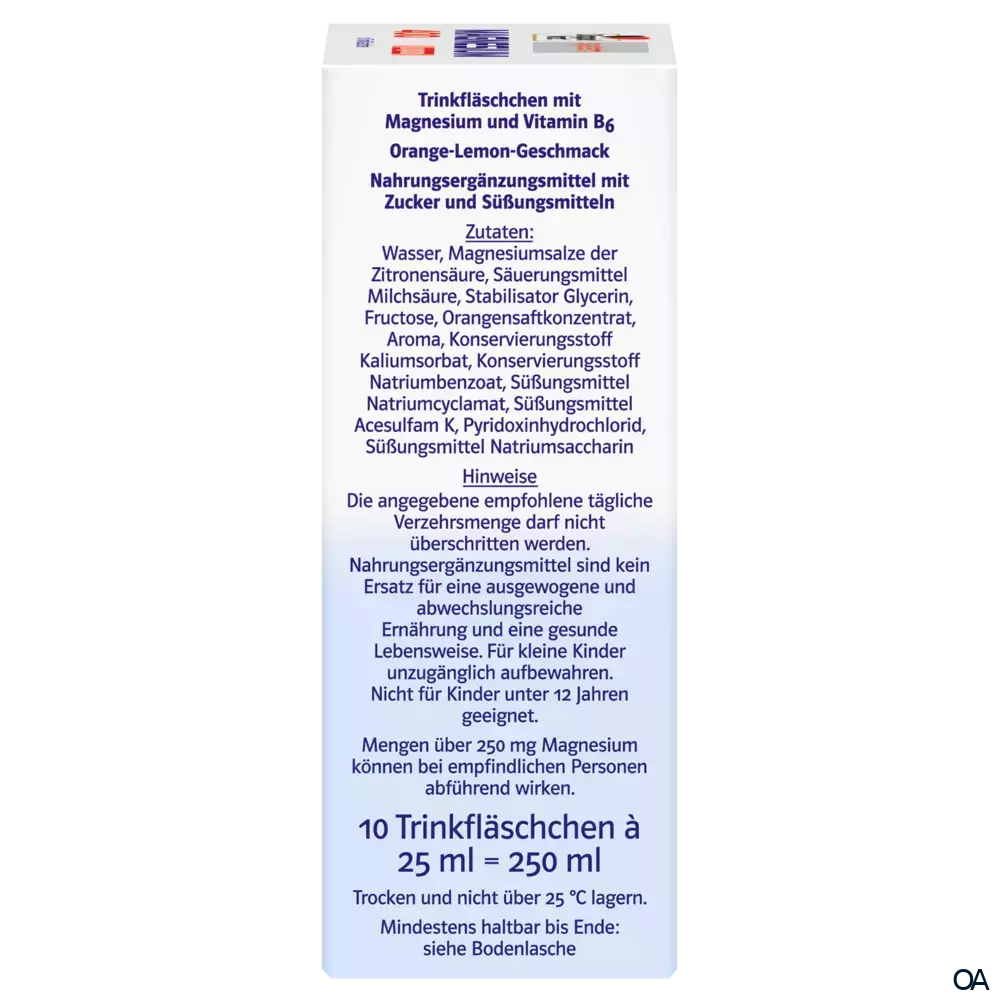 Doppelherz system Magnesium 400 Liquid Trinkfläschchen