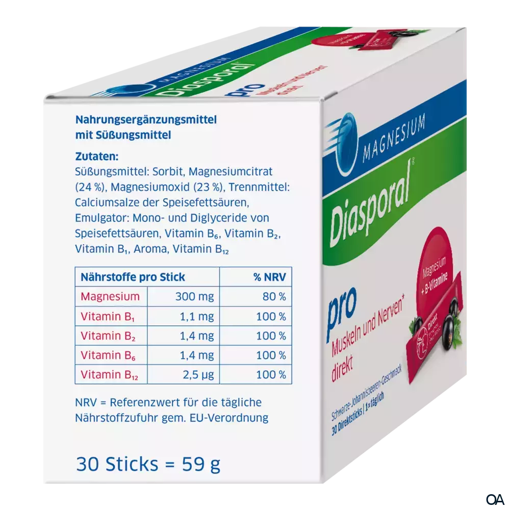 Magnesium Diasporal® Pro Muskeln und Nerven* direkt Sticks