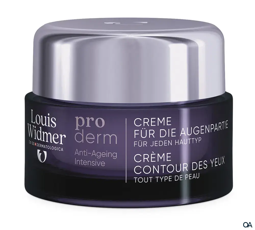 Louis Widmer proderm Creme für die Augenpartie - leicht parfümiert