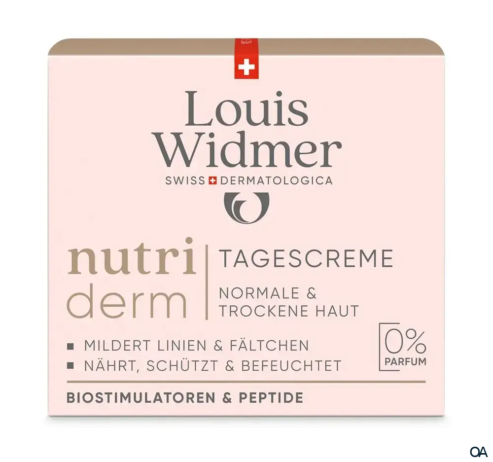 Louis Widmer nutriderm Tagescreme - ohne Parfum