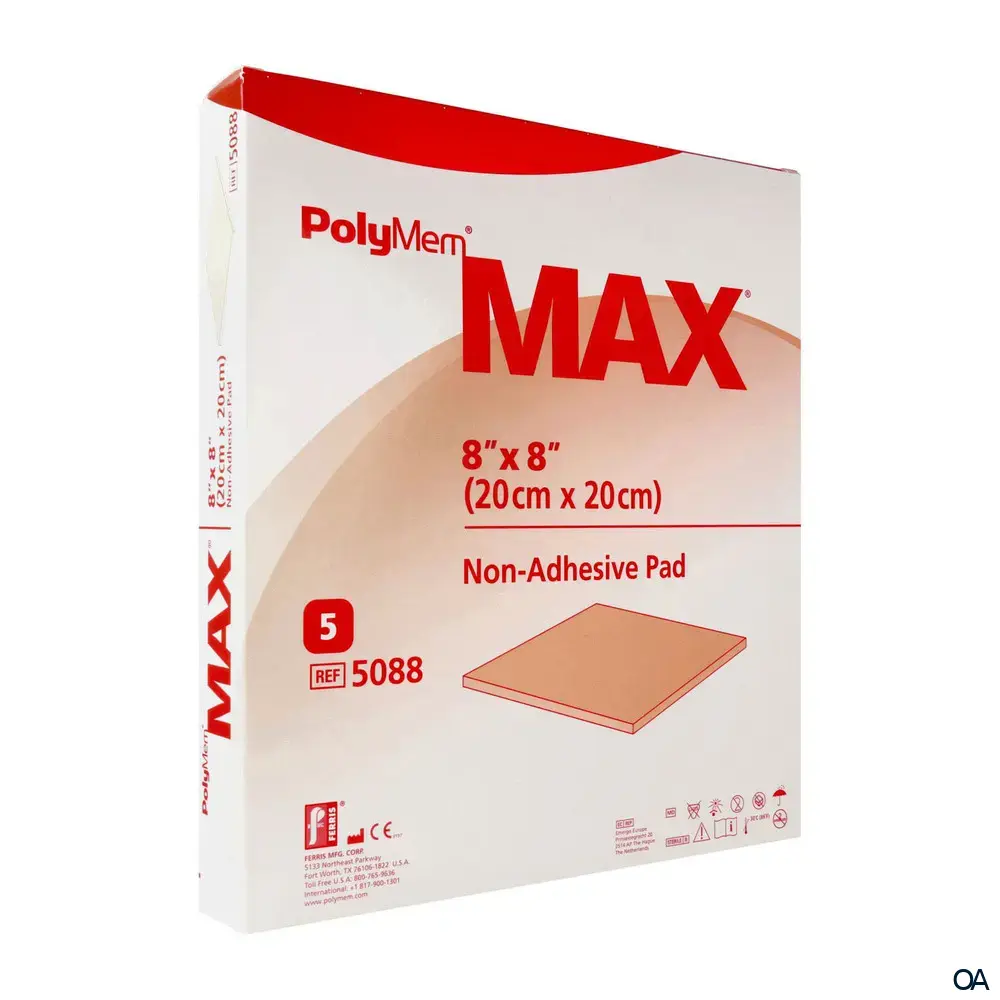 PolyMem® MAX® Nicht-haftender Verband steril, 20 x 20 cm