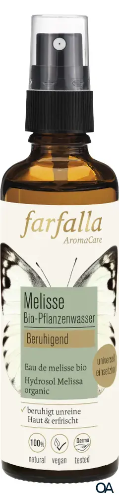 Farfalla Melisse, Bio-Pflanzenwasser, beruhigend