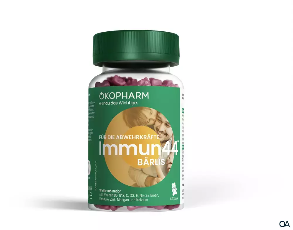 Ökopharm® Für die Abwehrkräfte Immun44* Bärlis Weichgummis Ökopharm® Für die Abwehrkräfte Immun44* Bärlis Weichgummis