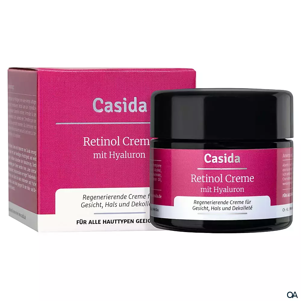 Casida Retinol Creme mit Hyaluron