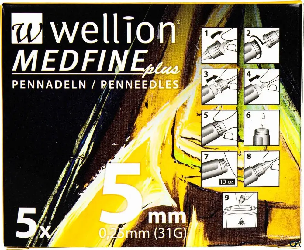 Wellion® MEDFINE Plus Pennadeln 5 mm