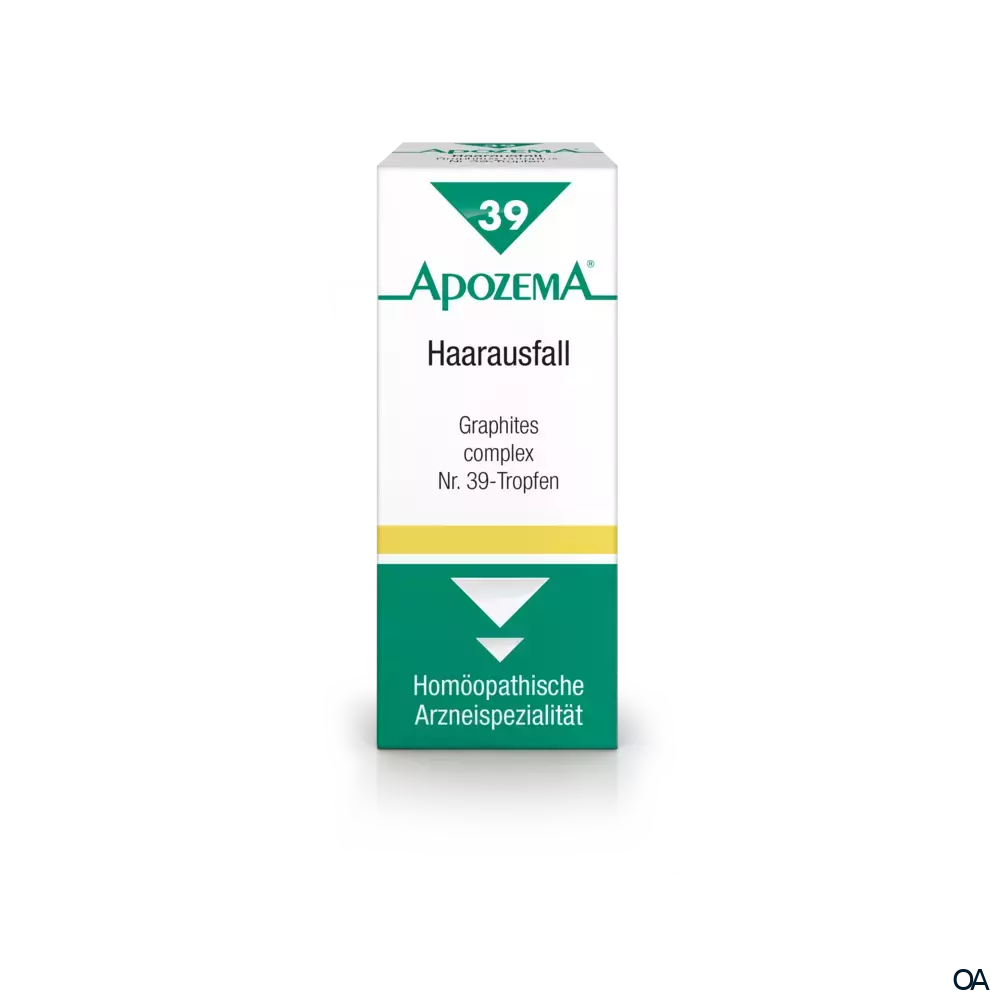 Apozema® Haarausfall Graphites complex Nr. 39 Tropfen zum Einnehmen Apozema® Haarausfall Graphites complex Nr. 39 Tropfen zum Einnehmen